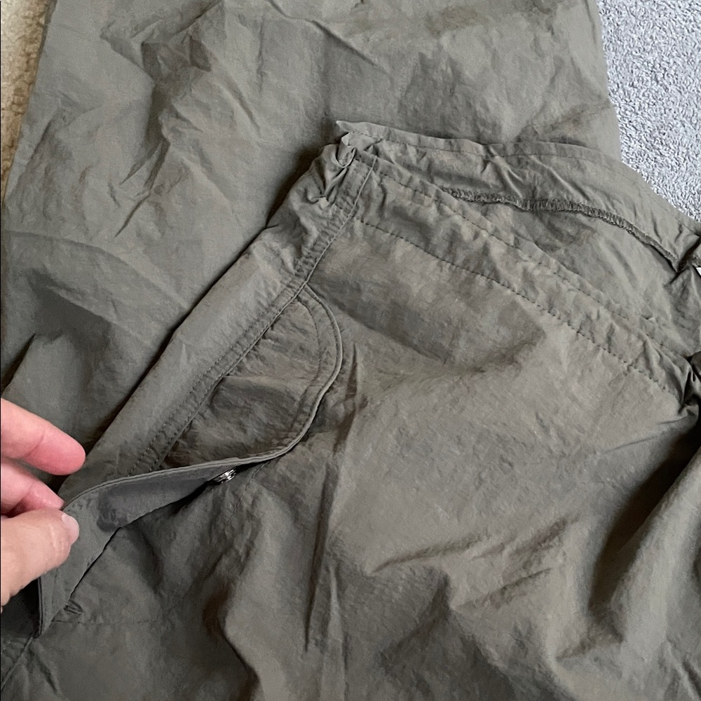 Women's Cargo Pants in Olive Green - Picture 4 of 5